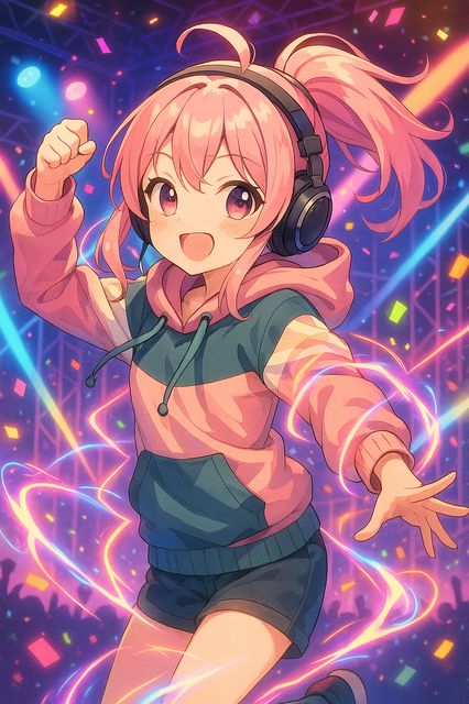 抖荫短视频动漫-音浪少女